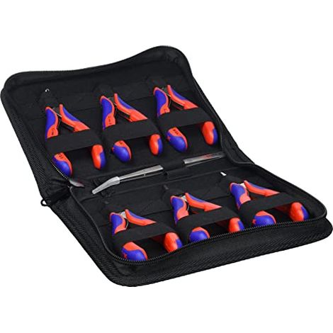 Knipex Astuccio con pinze per elettronica con utensili per impiego su componenti elettronici 00 20 16 (1/4)
