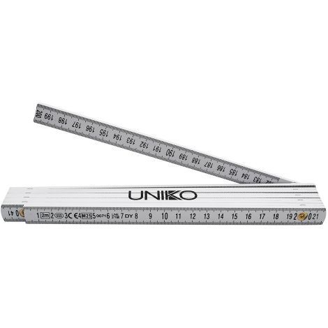 DOPPIO METRO 'UNIKO' mt.2 - pieghevole in plastica 10 PZ