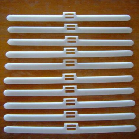 Accessoires pour stores verticaux à double trou en POM de 127 mm, accessoires pour stores vénitiens verticaux en PVC (10 pièces)