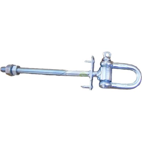 Schwenkhaken mit M12-Schäkel + Spikes - HUST3545 HAKEN