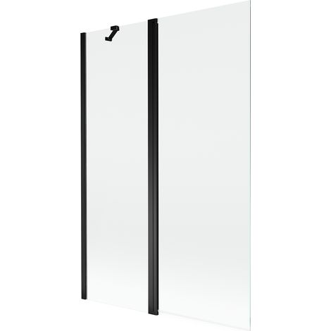 Mexen Mist pannello doccia a 2 ante 120 x 150 cm, trasparente, nero - 8A9-120-011-70-00 (1/5)