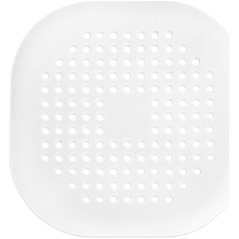 1 paquet de bouchons en silicone pour tuyau de vidange TPR, crépine de vidange de cheveux de salle de bain, dispositif d'extension de cheveux avec ventouse (blanc), Ensoleillé