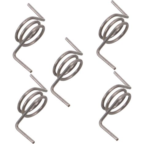 Ressort de torsion (5 pièces, 2 spires, couleur argent) : améliore l’efficacité énergétique et (1/5)