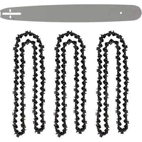 Guide 45 cm (18 Pouces) + Lot de 3 chaînes 72 maillons - Compatible tronçonneuses STIHL MS 291, 311 et 391