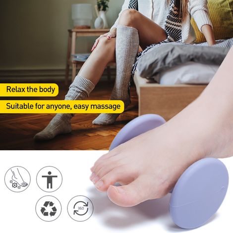 Rouleau de massage des pieds, appareil d'acupression relaxant, outil de bien-être confortable (1/5)