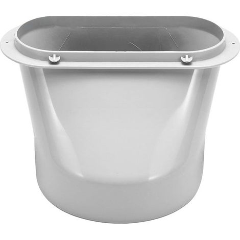 Portable air conditioner exhaust hose adapter (15 cm), flat connectorHigh quality, the ideal choice for families. (1/5)