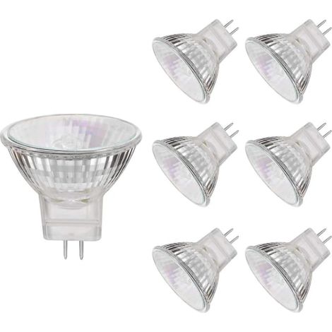 Lampes halogènes MR11, 12V10W MR11 GU4, blanc chaud, 6 pièces. (1/5)