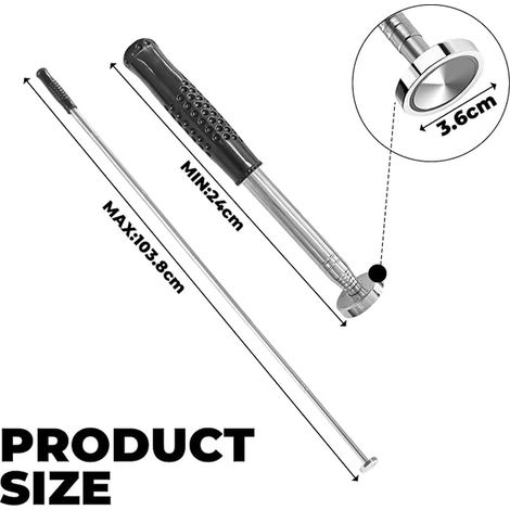 Telescopic Magnet, Magnetic Pickup, Extendable 23 to 104 cm (1/4)
