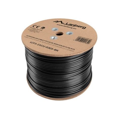 CÂBLE EXTÉRIEUR LANBERG FTP CAT.5E 305 M FIL CU (1/3)