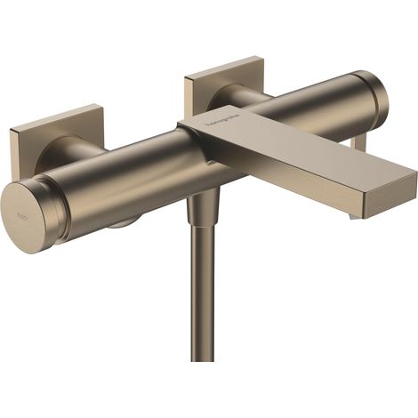 Mitigeur baignoire apparent, Robinet baignoire 2 sorties, Mitigeur monocommande, Bronze brossé, 73420140 (1/5)