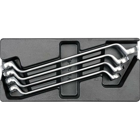 WKŁAD DO SZUFLADY KLUCZE OCZKOWE ODGIĘTE 21- 32MM 4 CZĘŚCI - YT-5543 (1/2)