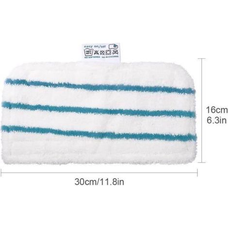 Lingette Microfibre - Pour Balai Vapeur - Compatible FSM1610 FSM1630 - Lot de 5 (1/4)