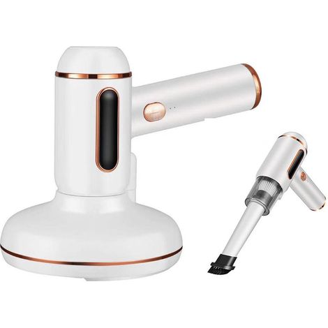 Aspirateur sans fil + élimineur d'acariens avec une aspiration de 7500 Pa – Nettoie les canalisations, les canapés et les voitures