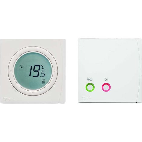 Thermostat d'ambiance électronique radio RET2001 - piles - Danfoss