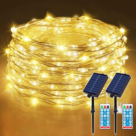Guirlande lumineuse LED 30 m blanc chaud Fil de cuivre Guirlande lumineuse pour sapin de Noël et chambre (1/5)