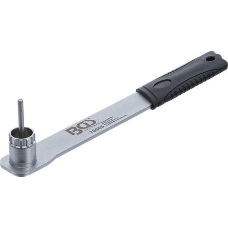 CLÉ POUR BAGUE DE VERROUILLAGE AVEC GOUPILLE DE CENTRAGE BGS 70065 (1/5)