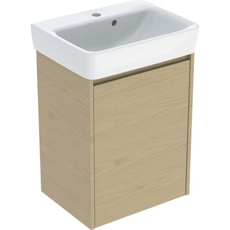 Geberit Renova Plan Set Handwaschbecken mit Unterschrank, 1 Tür,