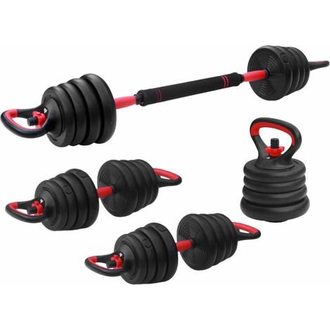Juego de pesas ajustable 3 en 1 15 kg