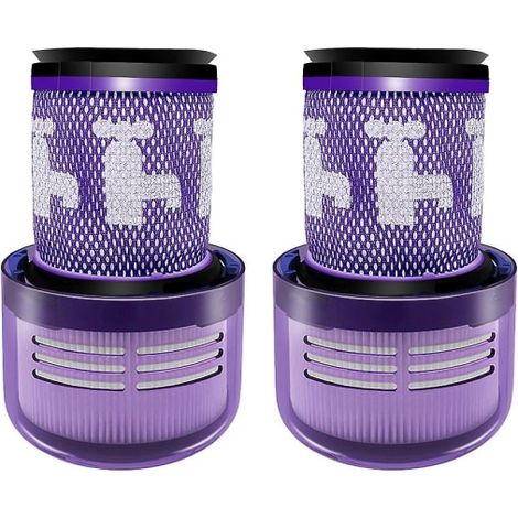 2 filtres HEPA lavables pour Dyson V12 Detect Slim Absolute Clean, pièces de rechange, lavable, aspirateur sans fil (1/3)