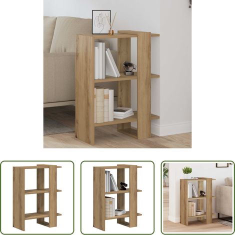 Holzregal - Bücherregal Artisan-Eiche 52 x 25 x 71,5 cm Holzwerkstoff (1/5)