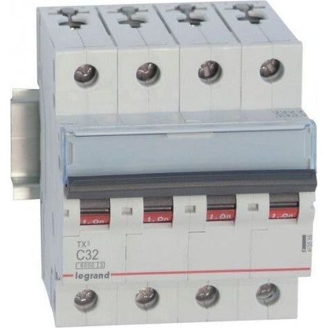 Interruttore automatico 4P C 32A 6kA AC S304 TX3 403565