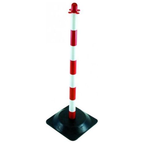 SOFOP TALIAPLAST - Poteau de support (h90cm) lest (2,800kg) rouge/blanc