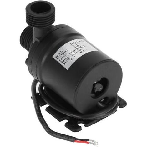 Pompe de surface, DC 12V Pompe à eau submersible sans brosse 800L/H 5M Micro petite pompe eau pour étang/fontaine/piscine/aquarium système de circulation eau (1/4)