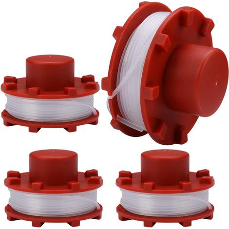 Bobine Fil pour Einhell GE-CT 36/30 Li E SOLO AGILLO 36/255 BL AGILLO 18/200 3405096 Pièces de Rechange Coupe Bordure (4 pièces) (1/5)