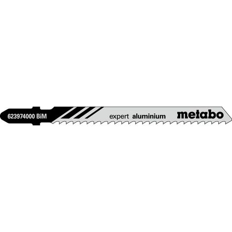 Metabo 5 Stichsägeblätter expert aluminium 75/ 3,0 mm, BiM (1/3)