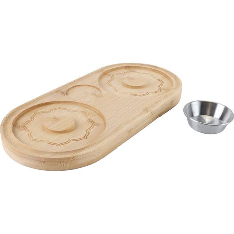 Ensemble de bar à sel et à margarita, en verre de bambou, pour cocktails, boîte à sucre et sel avec plateau à condiments, bol, accessoires de fête (1/5)