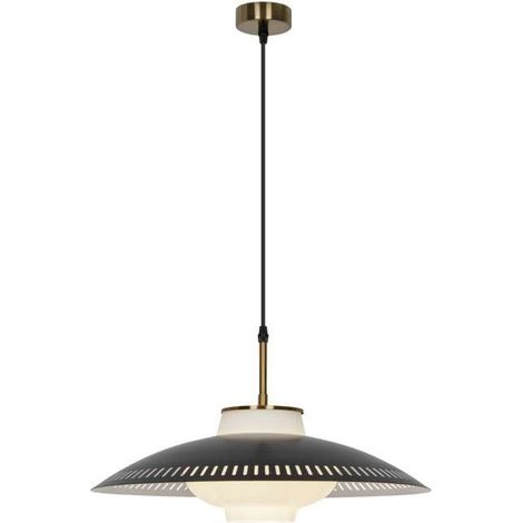 Colgante modelo Lecarbu acabado latón/negro, 35cm(alto) 45cm(ancho) 45cm(fondo). (1/2)