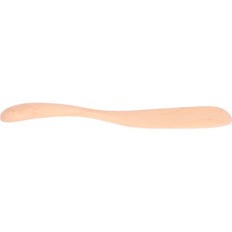 Couteau à masque facial, couteau à beurre, couteau à confiture en bois à manche épais, couverts japonais en bois, couleur bois naturel (1/5)