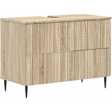 Bathroom Sink Cabinet ZWOLLE Sonoma Oak 82 x 41x 58.5 cm vidaXL (1/5)