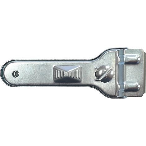 Glaskeramik-Schaber aus Metall mit Schloss (1/2)
