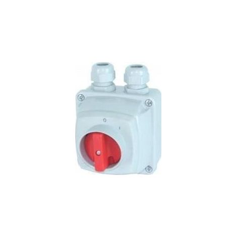 Interruptor de leva 0-I 3P 25A en carcasa para candado IP44 Bow E25-13/5 952514