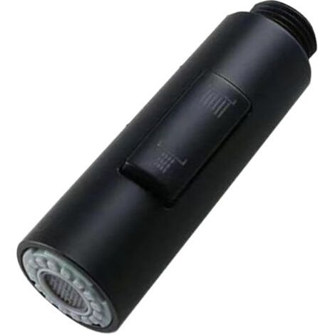 Tête de robinet d'évier rétractable – Fixation de pulvérisation à 2 modes Pulvérisateur de rechange professionnel ABS pour robinets de cuisine, installation facile, aérateur à filetage G1/2 à (1/5)