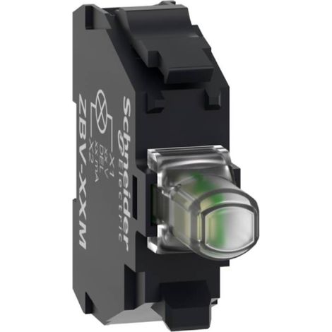 Dispositif de commande Schneider Electric harmony LED 24VAC/DC rouge (1/4)