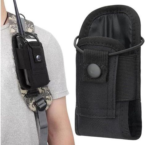 Applicable 1 Pcs Pochette d'Interphone Tactique, Support de Radio Tactique pour Talkie-walkie, Sac de Rangement pour interphone, Pochette Talkie-Walkie, Support pour Talkie-walkie, pour Talkie-walkie (1/5)