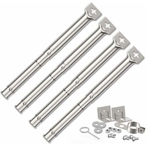 Brûleur Universel 30,5 à 44,5 cm pour FirePlus,Char-Broil,Brûleur réglable Pièces de Rechange,Barbecue au gaz Universel Brûleurs de Tube réglables (1/5)