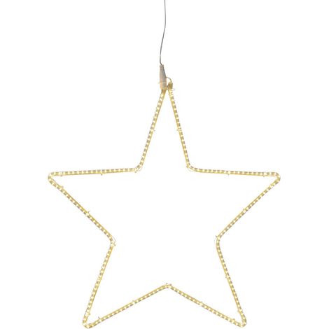 Étoile lumineuse d'extérieur Star Trading 'Tapesil' avec 192 LED, silhouette d'étoile, fonctionnement sur secteur, blanc chaud, Ø 52 cm (1/3)