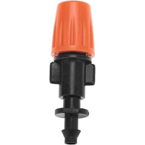 Tête de goutte à goutte, tête d'arrosage Buse Ireo Buse de pulvérisation réglable pour l'irrigation du jardin Buse de brume micro flux pour le jardin potager ou le lit de fleurs Deux pièces (1/5)