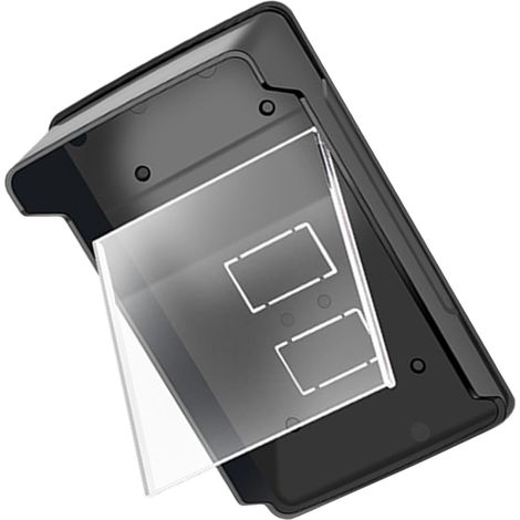 Housse de Protection Étanche pour Sonnette sans Fil, Couverture Anti-Pluie en Plastique Transparent Protection Solaire UV, Compatible Équipements Contrôle D’accès, Usage Extérieur