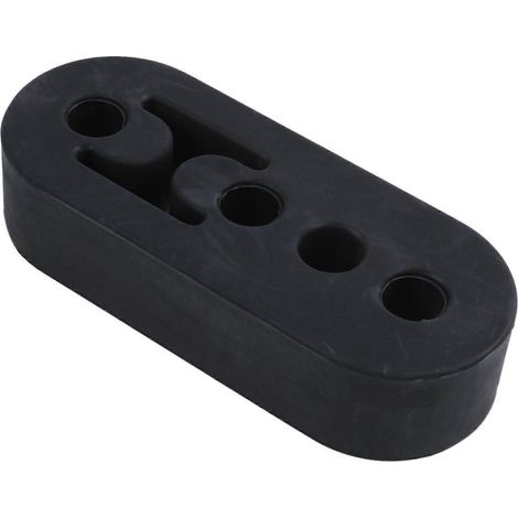 Bague de suspension d'échappement universelle en caoutchouc noir pour voiture --- (1/5)