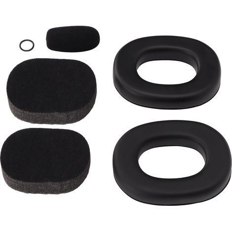 Coussinets d'oreille en silicone protecteurs pour casque d'aviation, réduction du bruit, accessoire pour casque de pilote (1/5)
