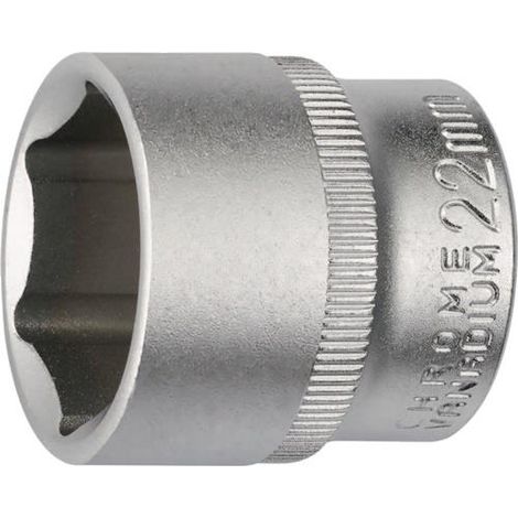 TECWERK Steckschlüsseleinsatz 3/8 Zoll 6-kant SW 22mm L.30mm TECWERK