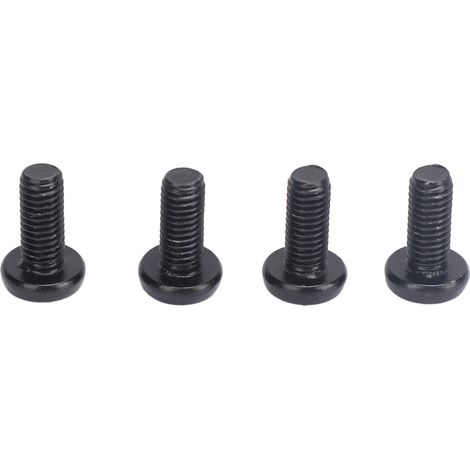 Tornillos negros para matrícula, 4 unidades, estrella T25 M5-0.8x12, para Tesla Model 3/Y (1/5)