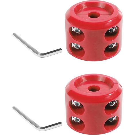 Adecuado para 2 tapones de goma para cabrestante, tapones de gancho de protección de cable de cabrestante, tapones de goma para cuerda con llave hexagonal, cuerdas