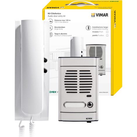 VIMAR - 885G/S Kit citof. monof. 4+1 cond. 8911 + 8870