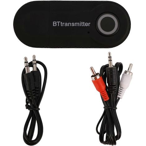 Adaptateur Bluetooth 5.0, émetteur et récepteur audio Bluetooth sans fil, compatible PC/TV/voiture, récepteur musical AUX 3,5 mm. (1/5)