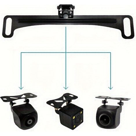 Produit phare du e-commerce transfrontalier : supports de plaque d’immatriculation spéciaux pour véhicules immatriculés aux États-Unis, supports métalliques pour caméra de recul, disponibles sur Amazo